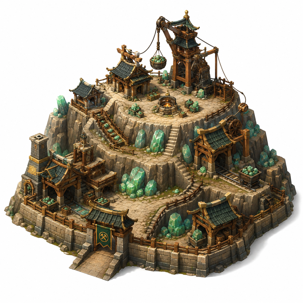 Jade Madness — a jade mining outpost