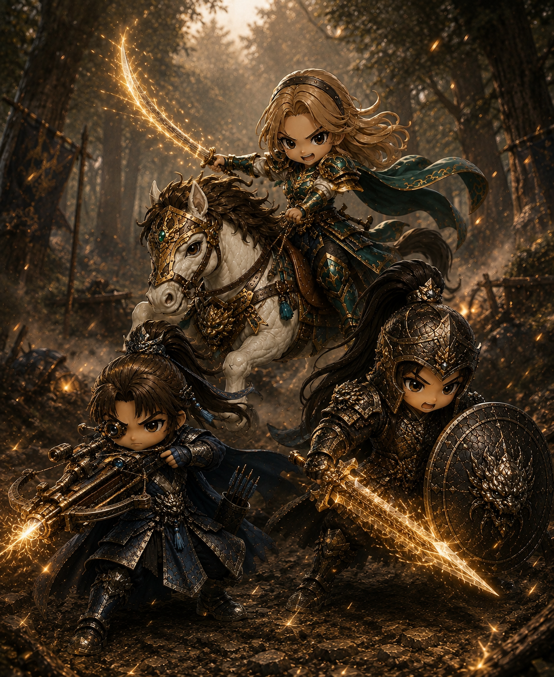 SSR heroes illustration