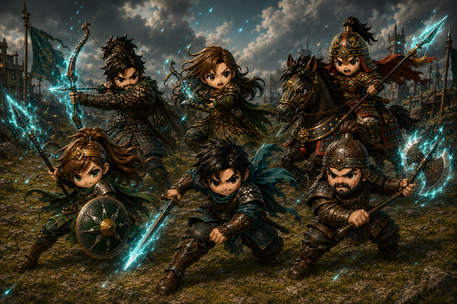 Tier 1 heroes illustration