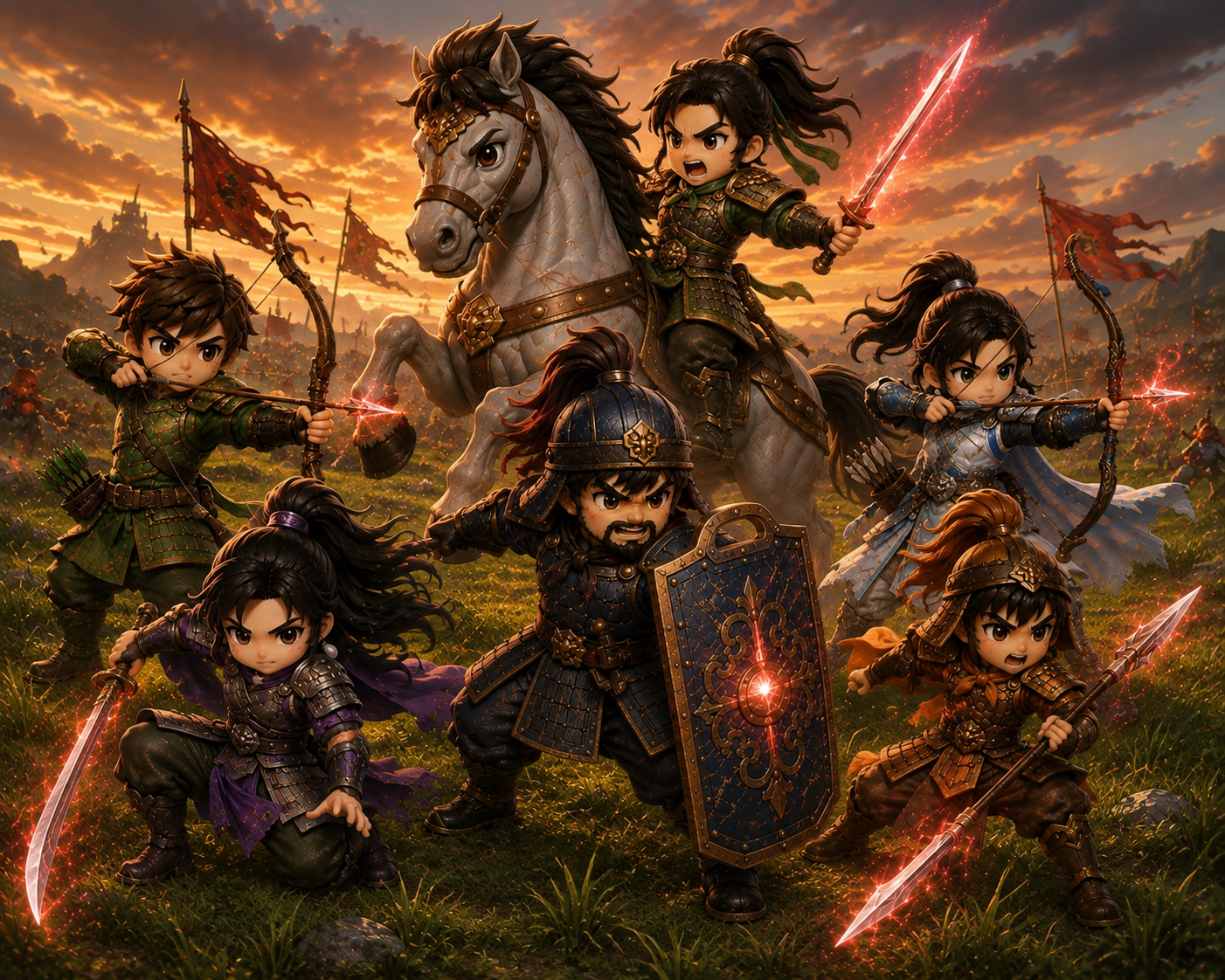 Tier 2 heroes illustration